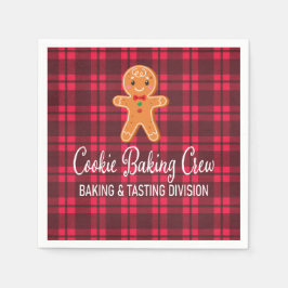 Holiday Kariert Cookie Backpapier Napkin Serviette