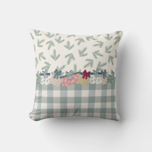 Holiday Kariert Geschenke Weihnachten Pine Green N Kissen