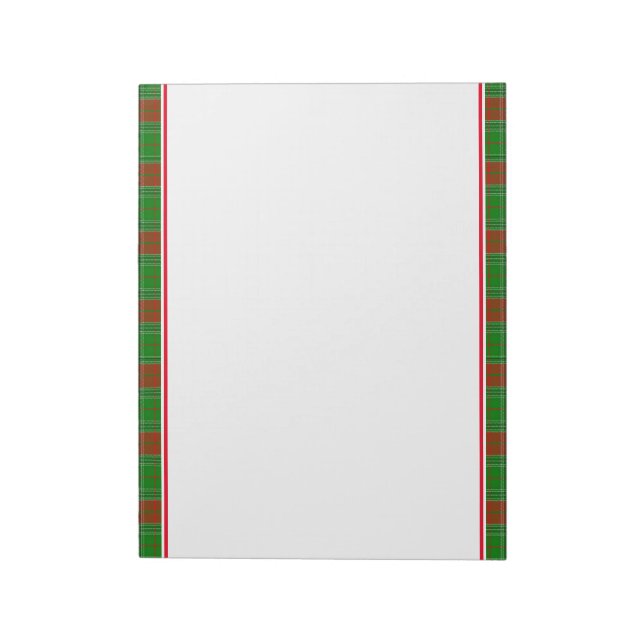 Holiday Kariert Notepad Notizblock (Rotiert)