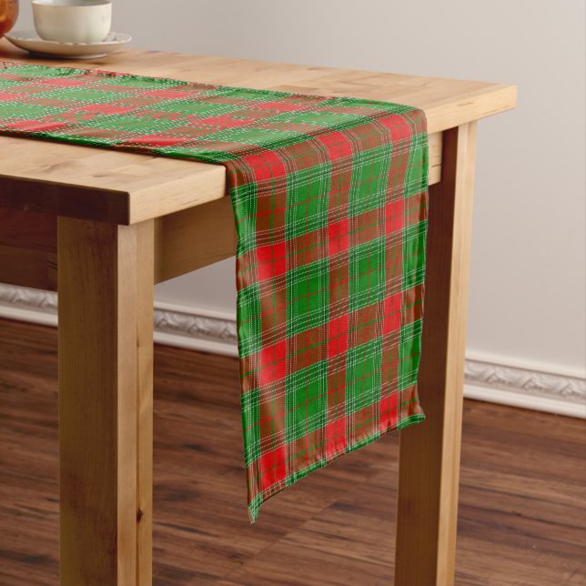 Holiday Kariert Table Runner Mittelgroßer Tischläufer (Beispiel)