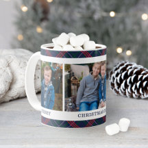 Holiday Karierte Custom Christmas FotoCollage