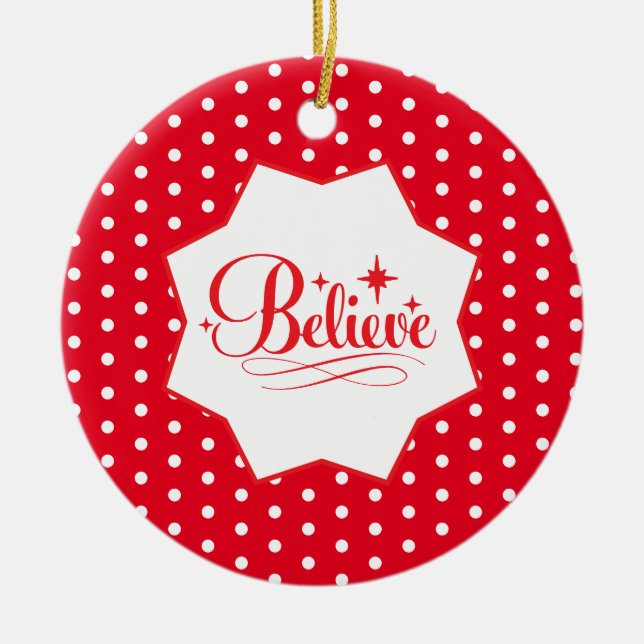 Holiday Keramik Ornament (Vorne)