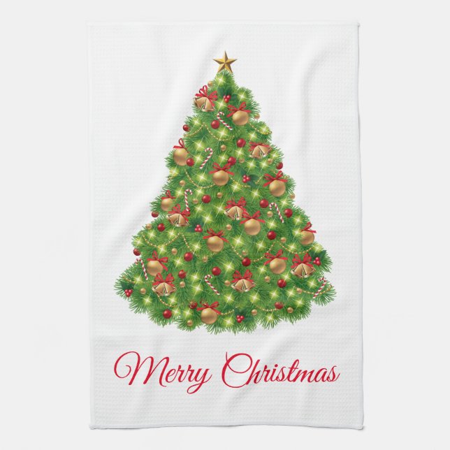 Holiday Kitchen Towel Tree Geschirrtuch (Vertikal)
