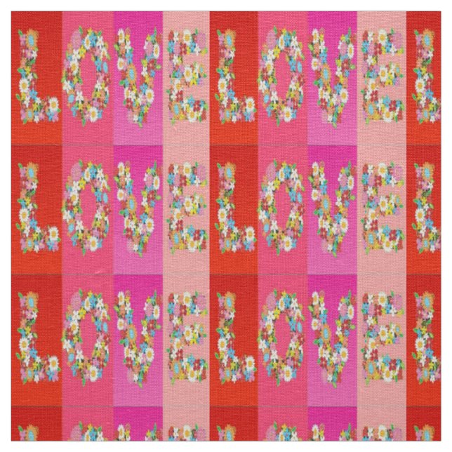 Holiday Liebe Thema Stoffe - Nähstoffe (Muster)