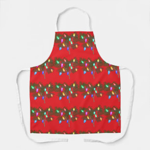 Holiday Lights All-over Print Schürze, Mittel Schürze