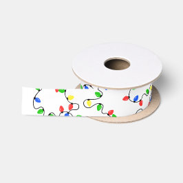 Holiday Lights Ribbon Satinband
