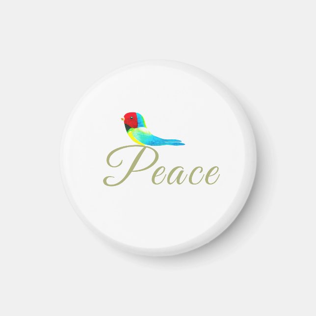 Holiday Little Bird  Messenger of Peace Magnet (Vorne)