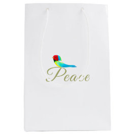 Holiday Little Bird  Messenger of Peace Mittlere Geschenktüte