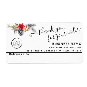 Holiday Logo bedanken sich bei Ihrem E-Mail-Label