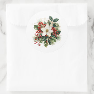 Holiday Magnolia Stickers