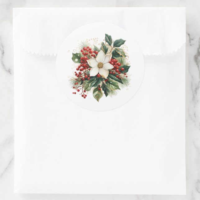 Holiday Magnolia Stickers (Tasche)