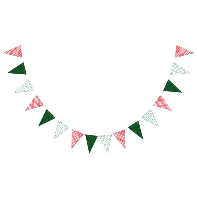 Holiday Mid Mod Triangle Bunt-Banner Wimpelkette (Alle)