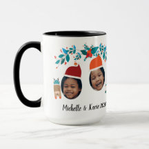Holiday Modern Custom Face Foto Keepake