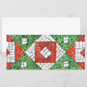 HOLIDAY MOSAIC 4x9 Flachkarte / Horizontal Karte