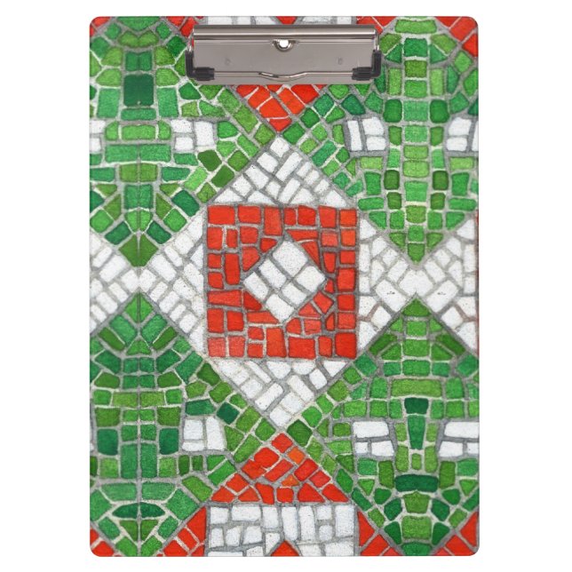 HOLIDAY MOSAIC-Zwischenablage Klemmbrett (Vorderseite)