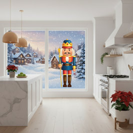 Holiday Nutcracker Fensteraufkleber