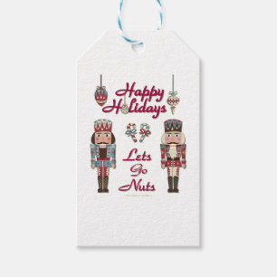 Holiday Nutcracker Lets Go Nuts Geschenkanhänger
