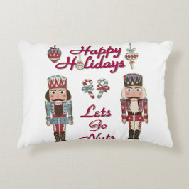 Holiday Nutcracker Lets Go Nuts Zierkissen