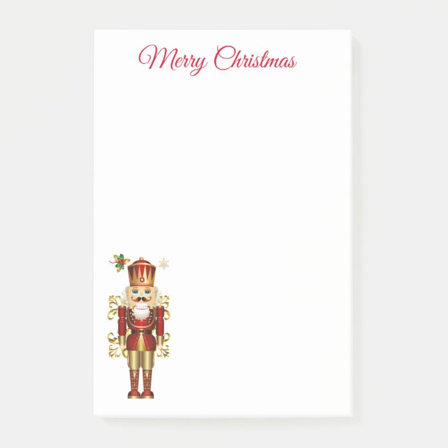 Holiday Nutcracker Post-it-Notes Post-it Klebezettel (Vorderseite)