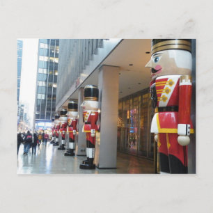 Holiday Nutcrackers NYC Feiertagspostkarte