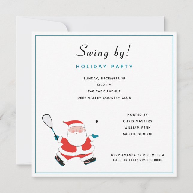 Holiday Open House Einladung (Vorderseite)