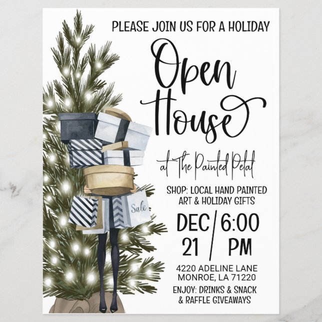 Holiday Open House Flyer (Vorne)