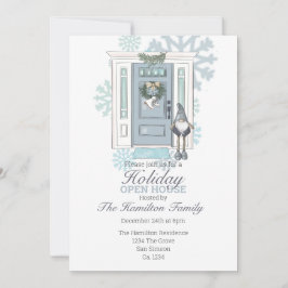 Holiday Open House Weihnachts-Party Einladung