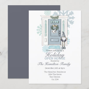 Holiday Open House Weihnachts-Party Einladung