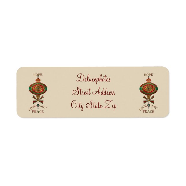 Holiday Ornament (Vorne)