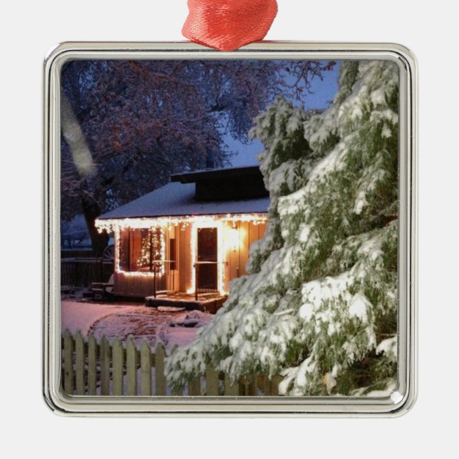 Holiday Ornament Aus Metall (Vorne)