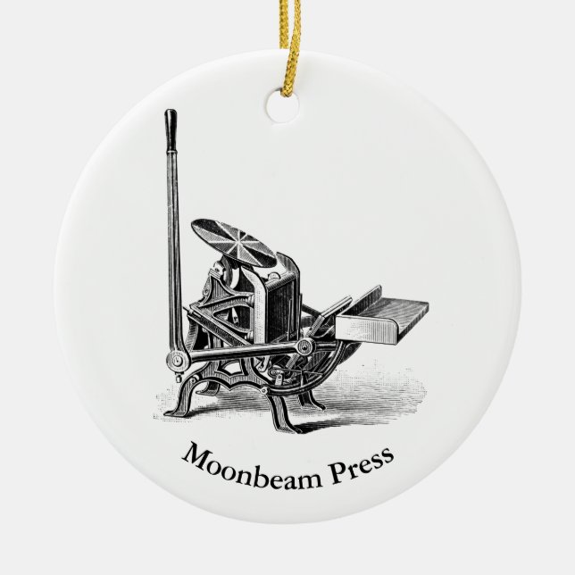 Holiday-Ornament zum Thema "Pilot-Briefpapier" Keramik Ornament (Vorne)