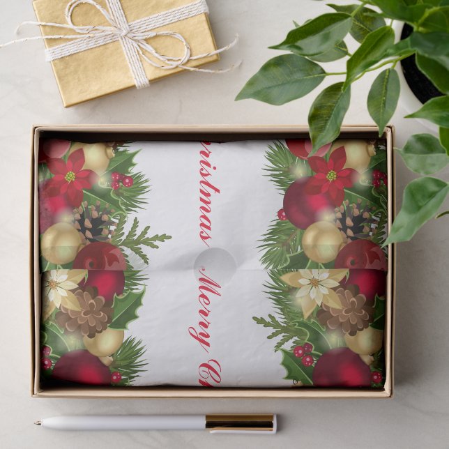 Holiday Ornamental Garland Seidenpapier (Geschenk)