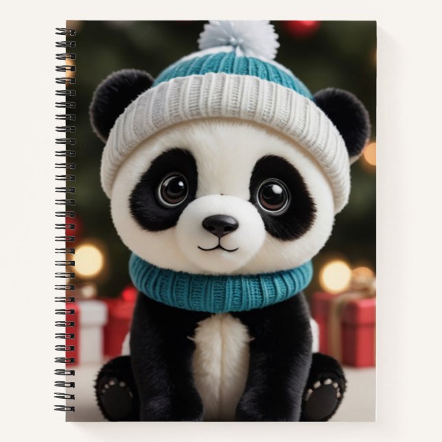 Holiday Panda Notizbuch (Vorderseite)