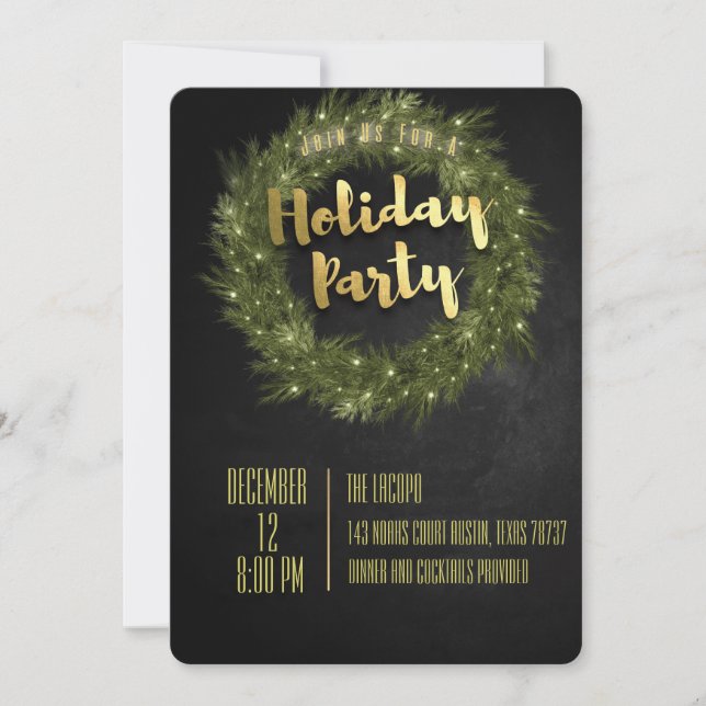 Holiday Party Einladung Custom Company Party ! (Vorderseite)