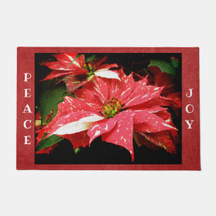 Holiday Poinsettia Doormat Fußmatte