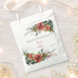 Holiday Poinsettia Gastgeschenk Hochzeit Bags Geschenktütchen