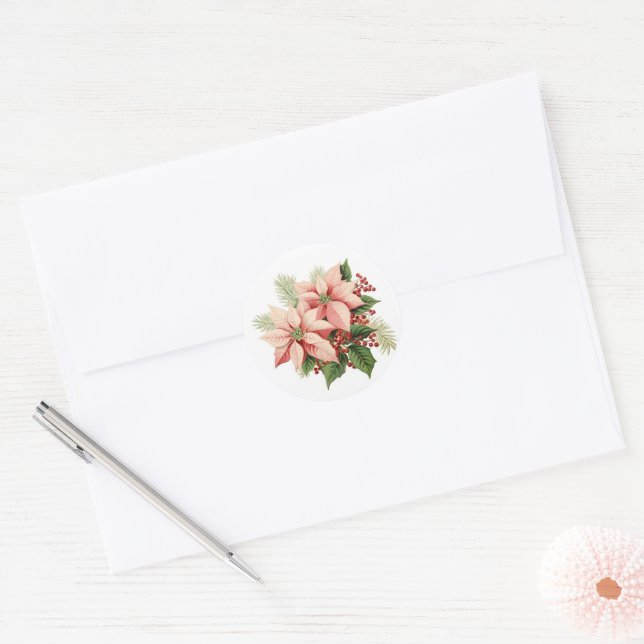 Holiday Poinsettia Stickers (Umschlag)