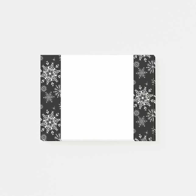 Holiday Post it Notes-Snowflakes Post-it Klebezettel (Vorderseite)