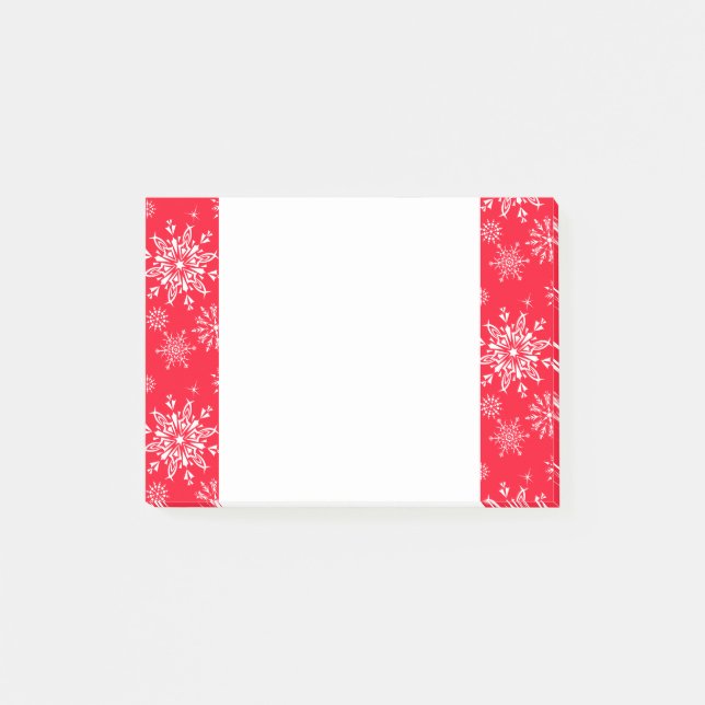 Holiday Post it Notes-Snowflakes Post-it Klebezettel (Vorderseite)
