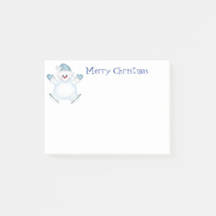 Holiday Post it Notes-Snowman Post-it Klebezettel