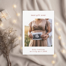Holiday Pregnancy Ankündigung Bestes Geschenkgutsc