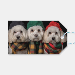 Holiday Pups Geschenkanhänger