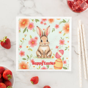 Holiday Rabbit Oster Moderne Sammlung Serviette