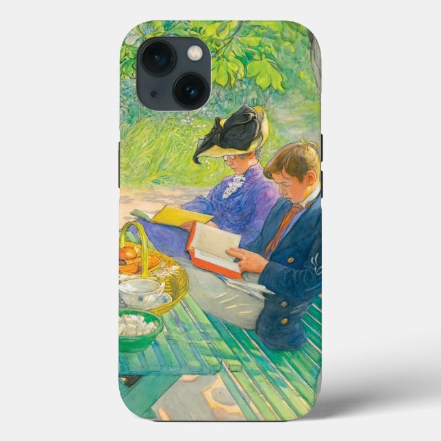 Holiday Reading von Carl Larsson Case-Mate iPhone Hülle (Rückseite)