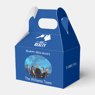 Holiday Real Anwesen Blue Gift Favor Box Geschenkschachtel