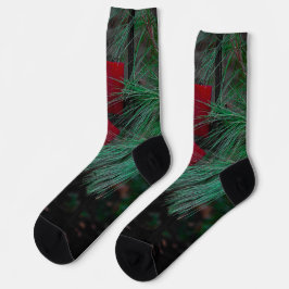 Holiday Red Bow Socken