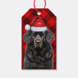 Holiday Red Kariert Neufundland Dog Lover Weihnach Geschenkanhänger