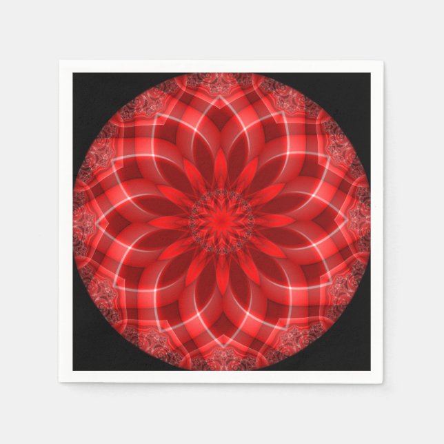 Holiday Red Serviette (Vorderseite)