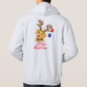 Holiday Reindeer Fox Red Labrador Sweat Shirt