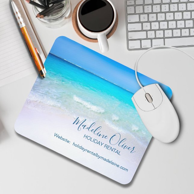 Holiday Rental Blue Ocean Sky Informationen Mousepad (Von Creator hochgeladen)